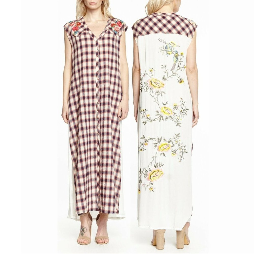 Aratta Madeline Cap Sleeve Tunic Dress • Small NWT